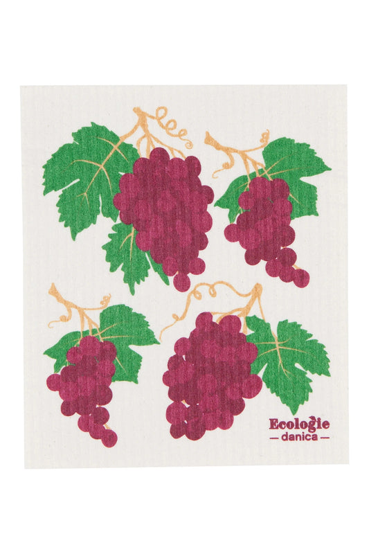 Grapes Swedish Sponge Cloth