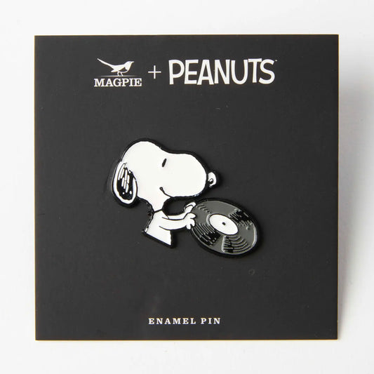 Peanuts Music Is Life Pin - Record
