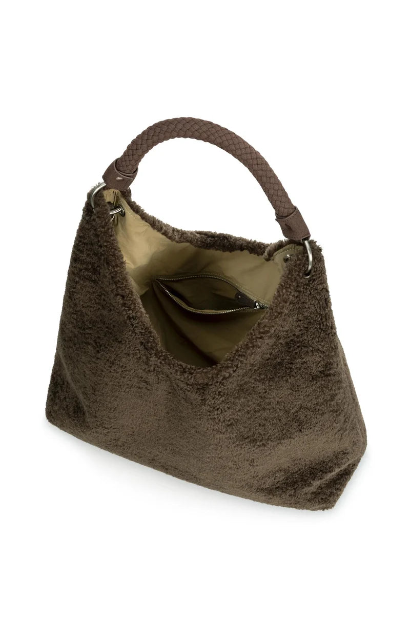 Reversible Faux Fur Purse