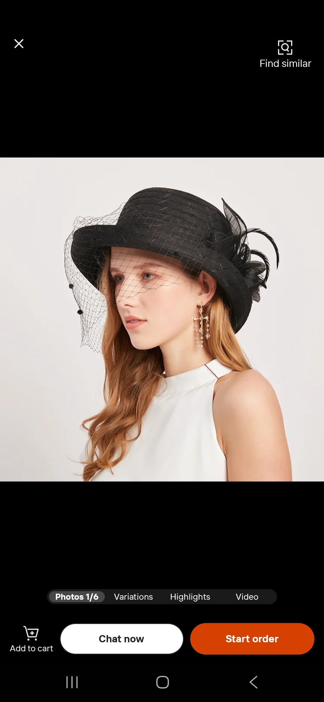 Elegant Summer Church Hat
