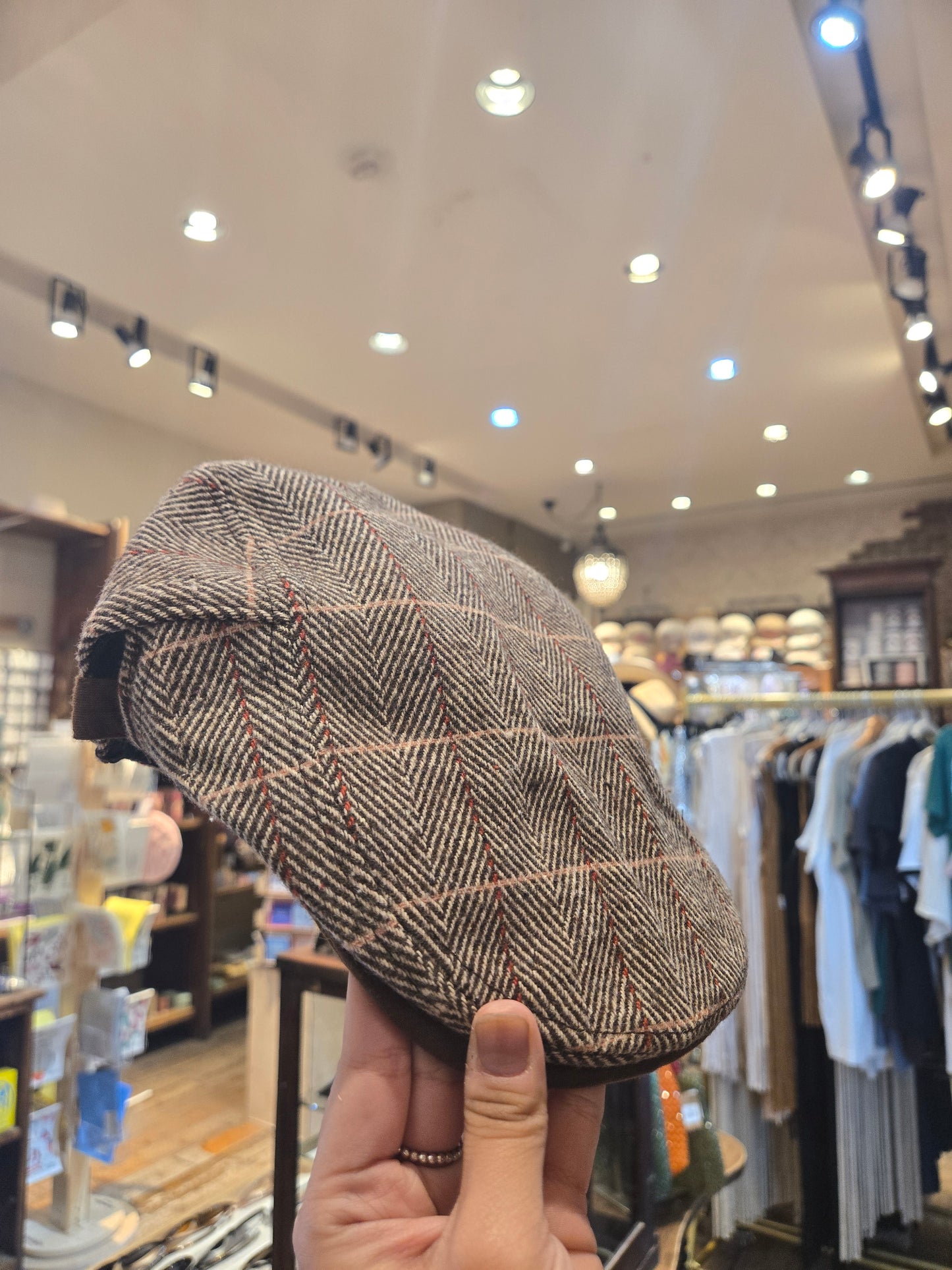 Plaid Newsboy Hat