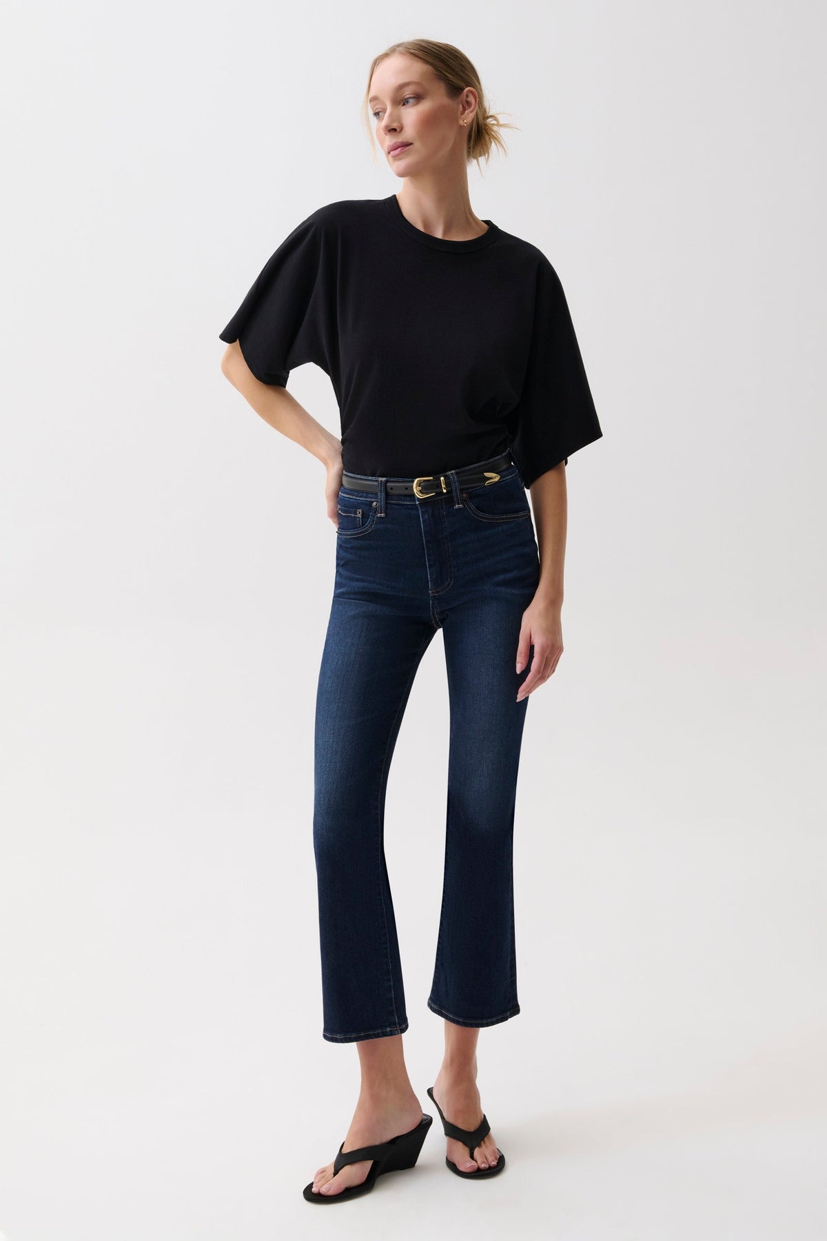 Lennon High Rise Crop Boot - Starstruck