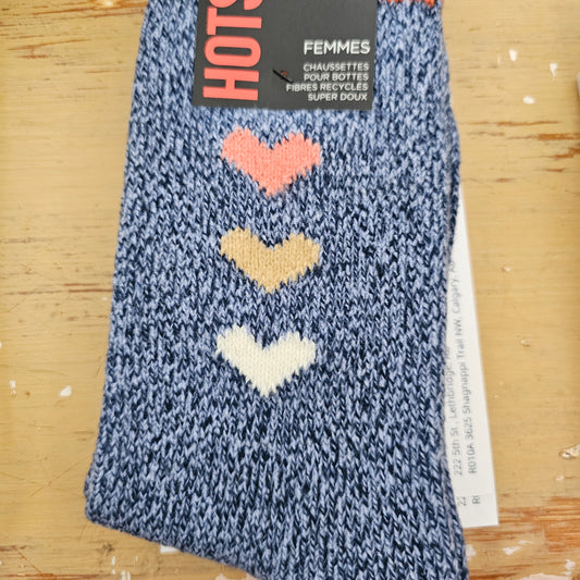 HOTSOX Women's Hearts Crew Sock