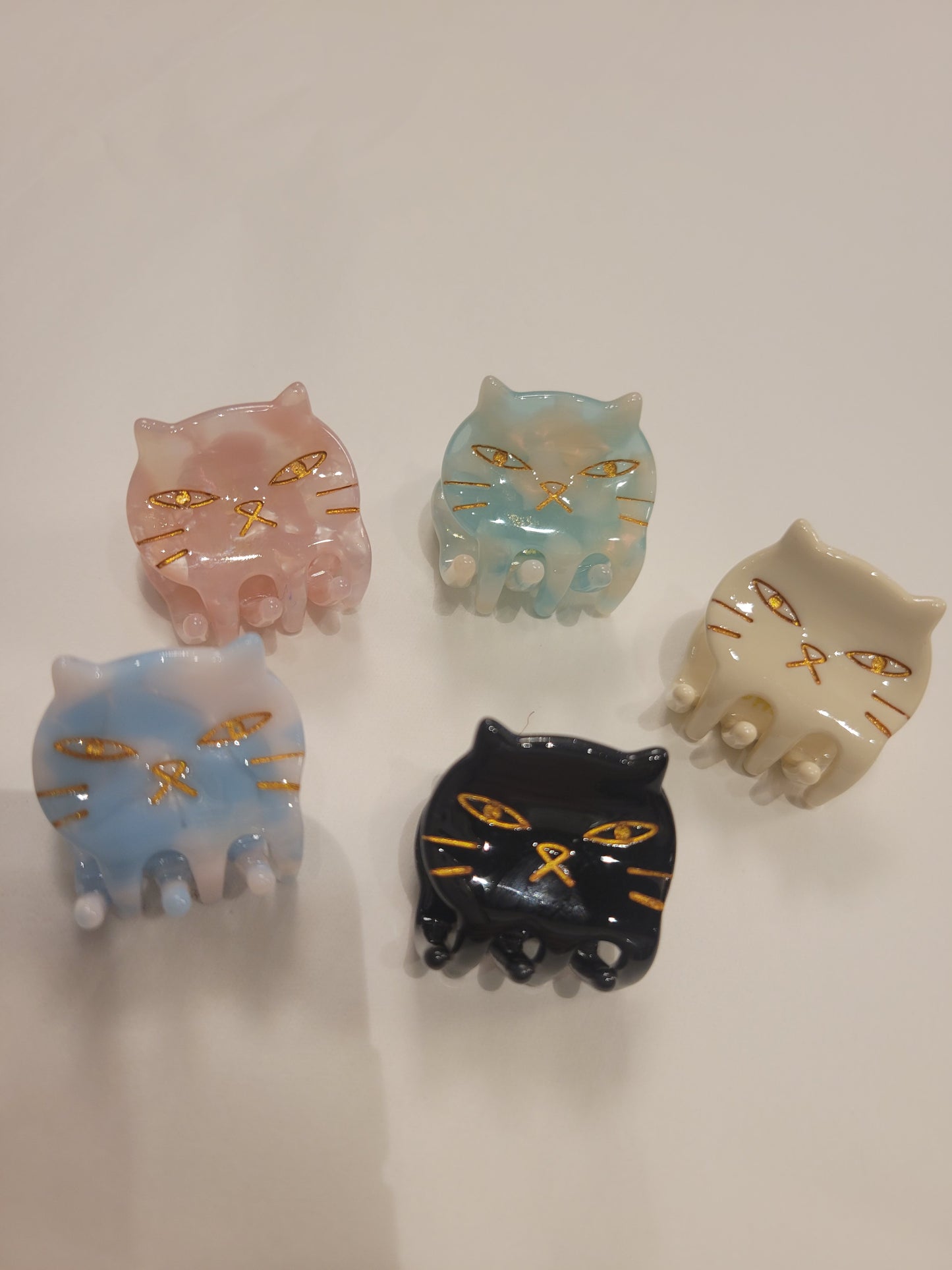 Mini Mini Cat Hair Claw Clip