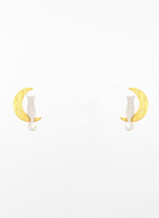 Moon Cat Studs