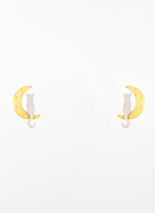 Moon Cat Studs