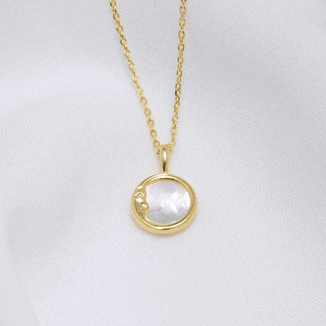 Shiny Moon Necklace