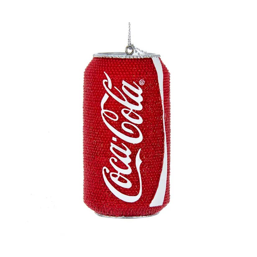 Coke Beaded Can Ornament