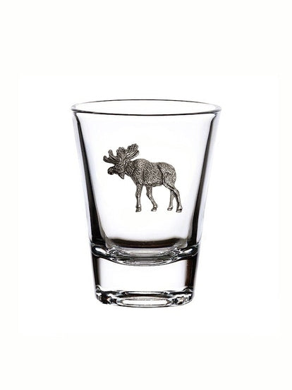 Menagerie Moose 2 Ounce Classic Shot Glass