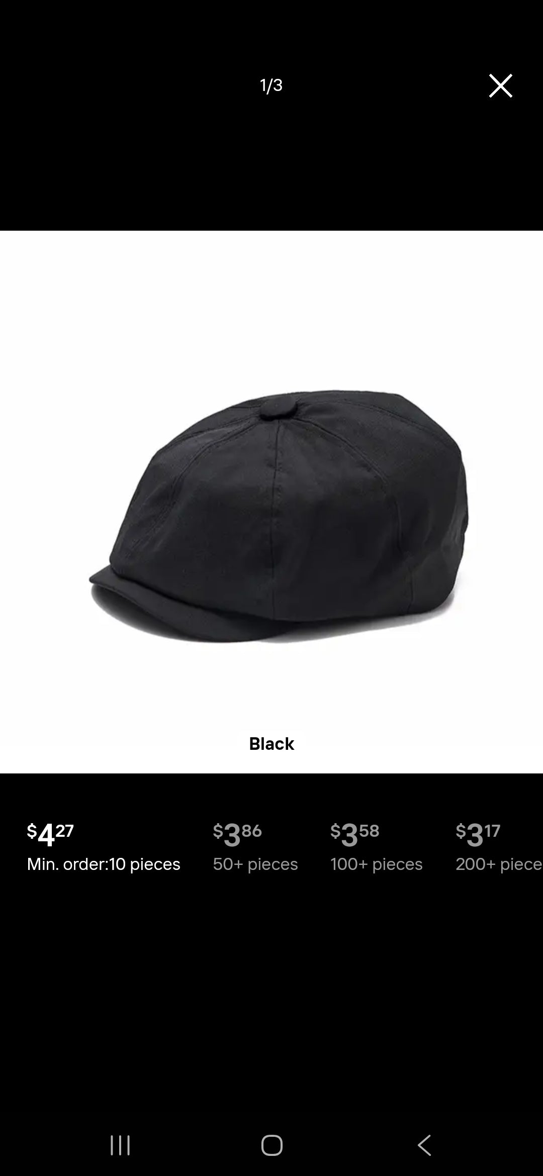 Newsboy Herringbone vintage Cabbie Cap