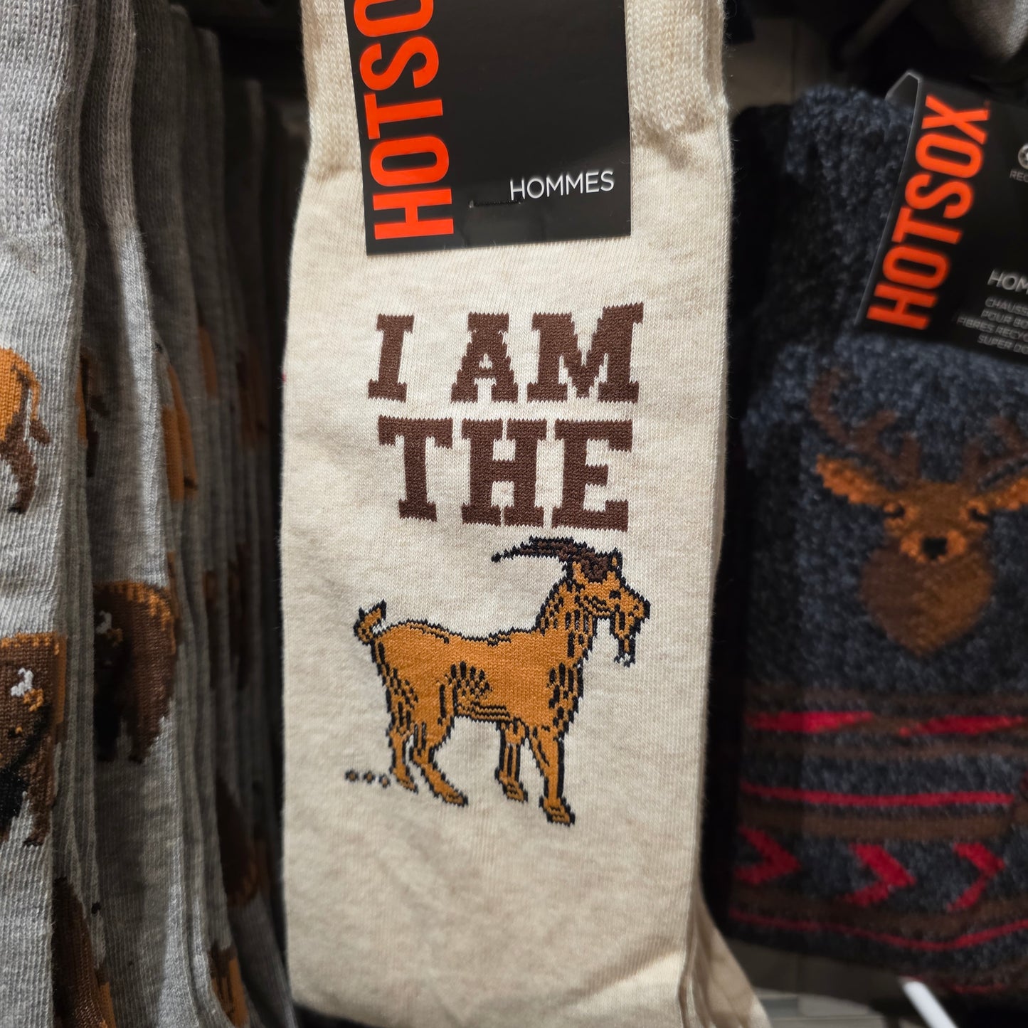 HOTSOX Men's I am the Goat