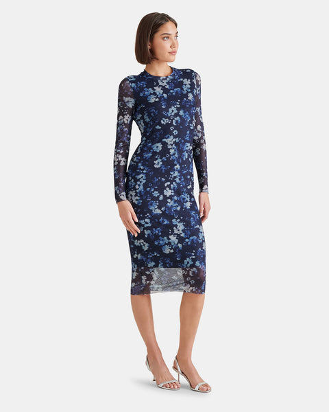 Hailee Dress Floral Indig