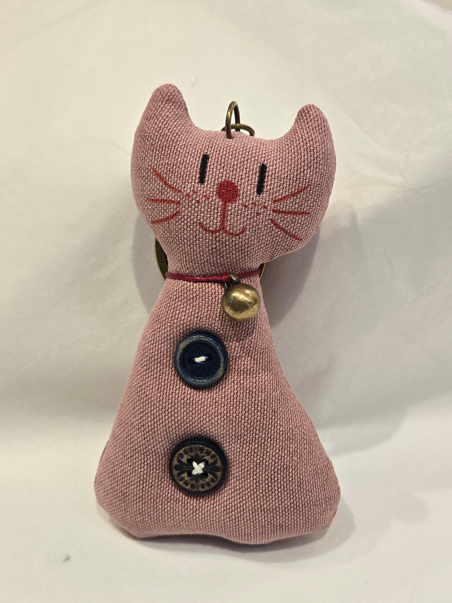 Cat Two Button Keychain