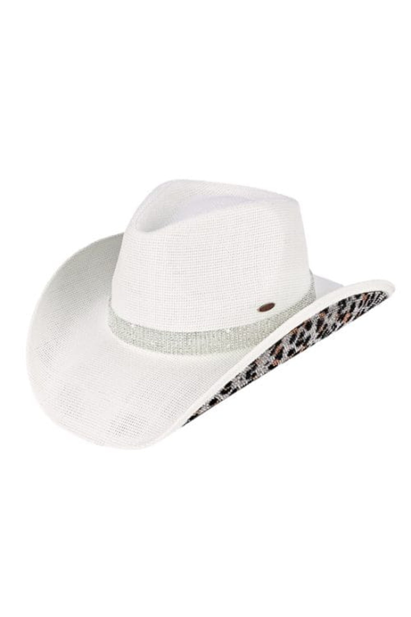 Like a Rhinestone Leopard Cowgirl Hat
