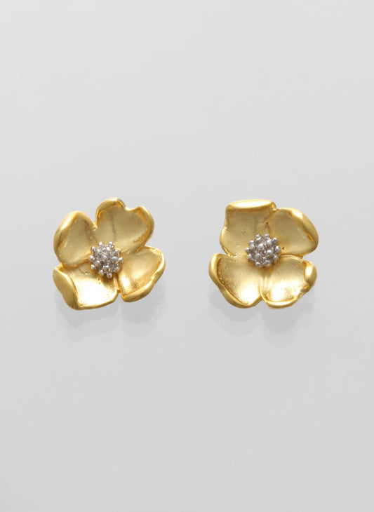 Hibiscus Stud Earrings