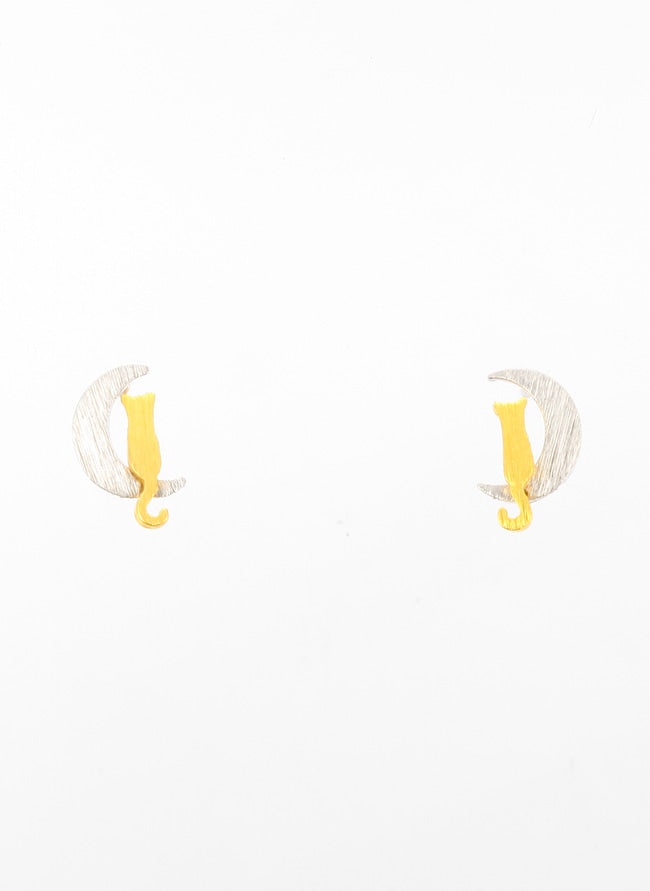 Moon Cat Studs
