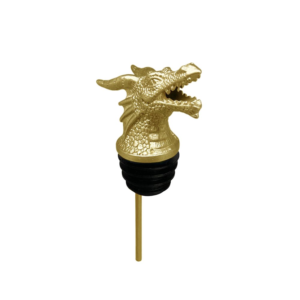 Menagerie Titanium Gold Chinese Dragon Pourer