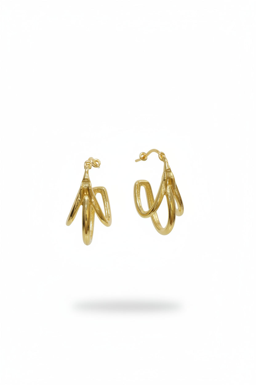 Chandelier Hoop Earrings