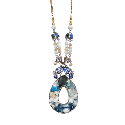 Long Necklace Fresh Waters Set, Eira