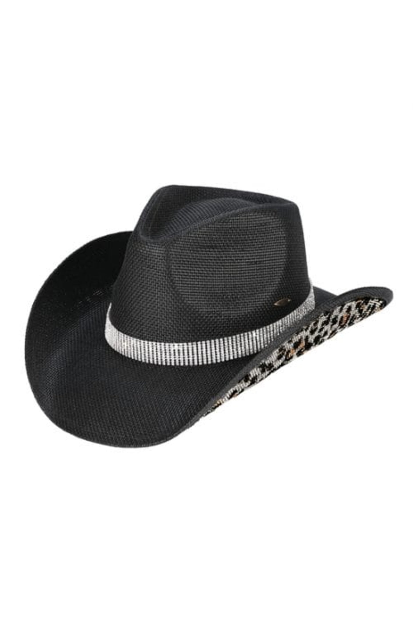 Like a Rhinestone Leopard Cowgirl Hat