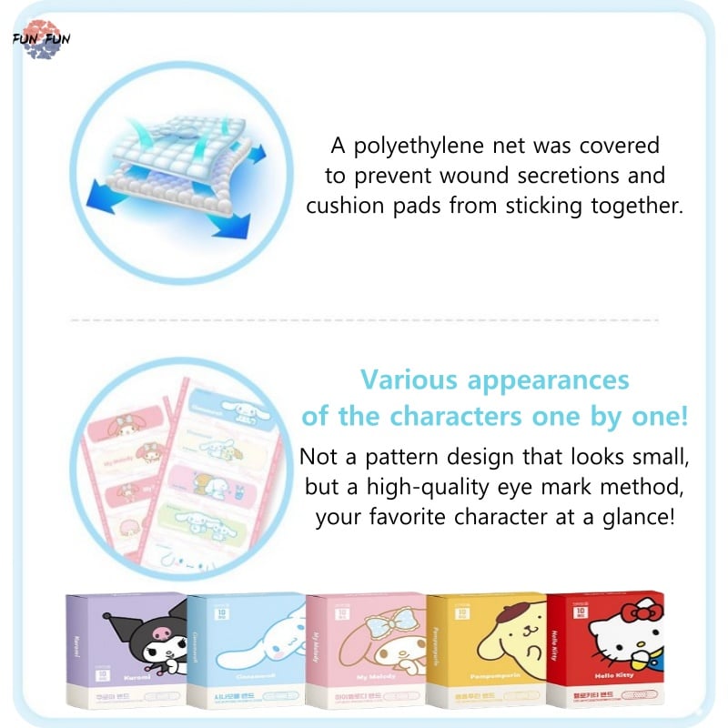 Sanrio Characters Kids Band-Aid | Hello Kitty