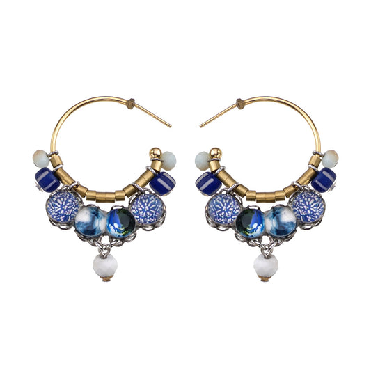 Hoop Earrings Fresh Waters Set, Nieves