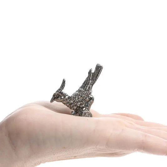 Mini Pewter Roadrunner Bird Figurine