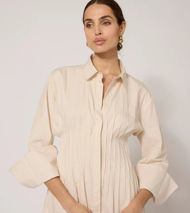Rosabella Midi Dress | Vintage Ivory