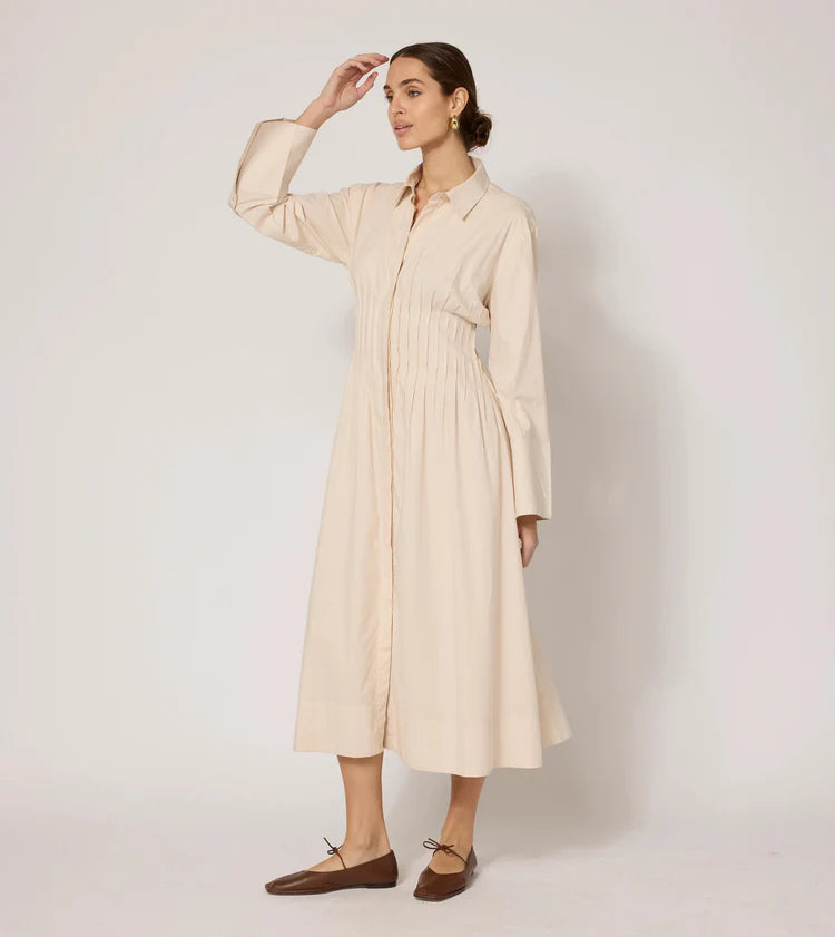 Rosabella Midi Dress | Vintage Ivory