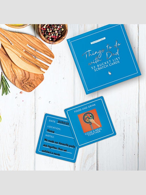 Things to do With Dad | Bucket List Scratch Cards