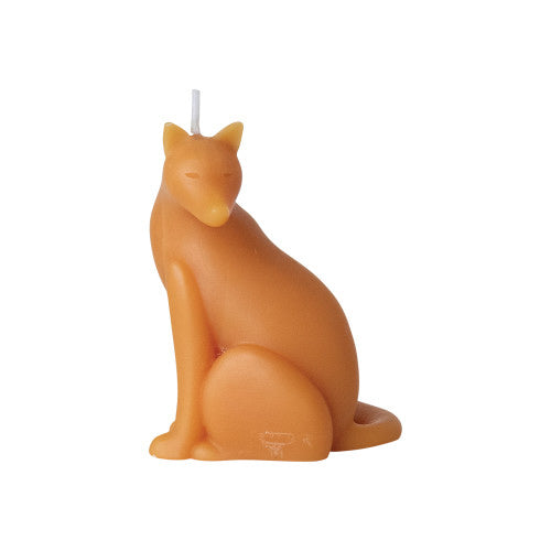 Unscented Fox Shaped Candle