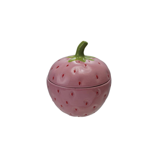 Strawberry Shaped Jar with lid