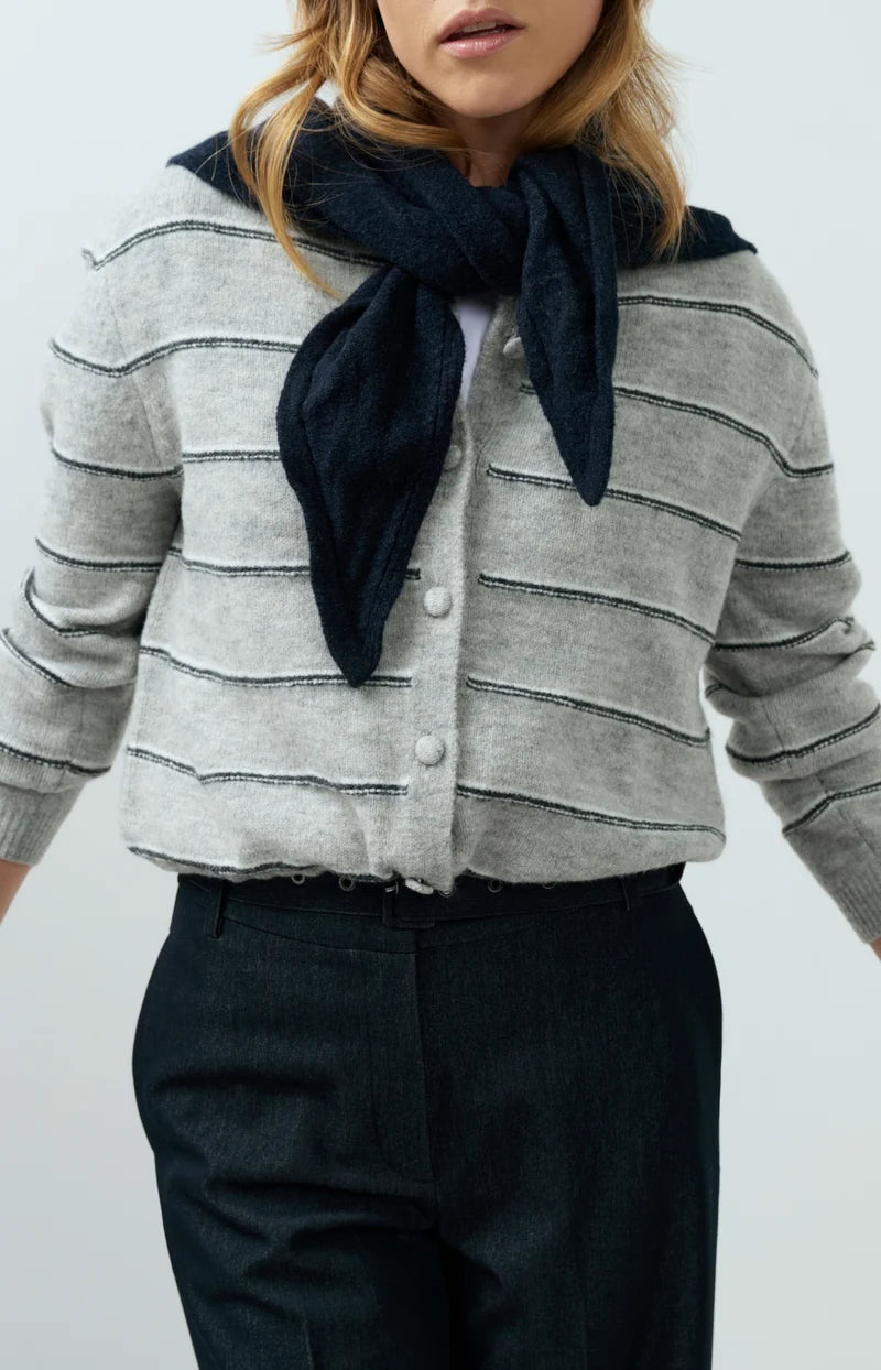 Knitted Striped Cardigan