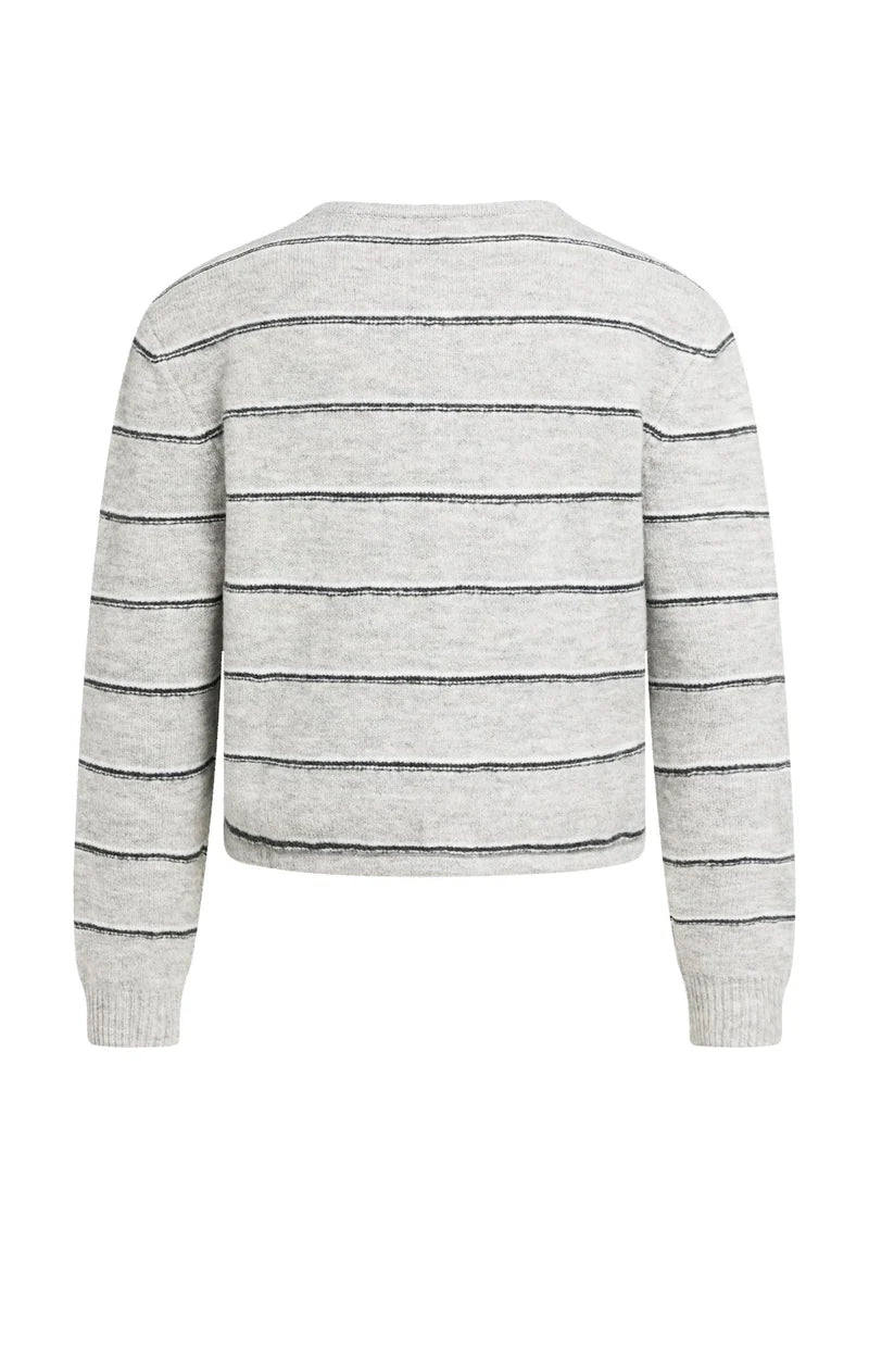 Knitted Striped Cardigan