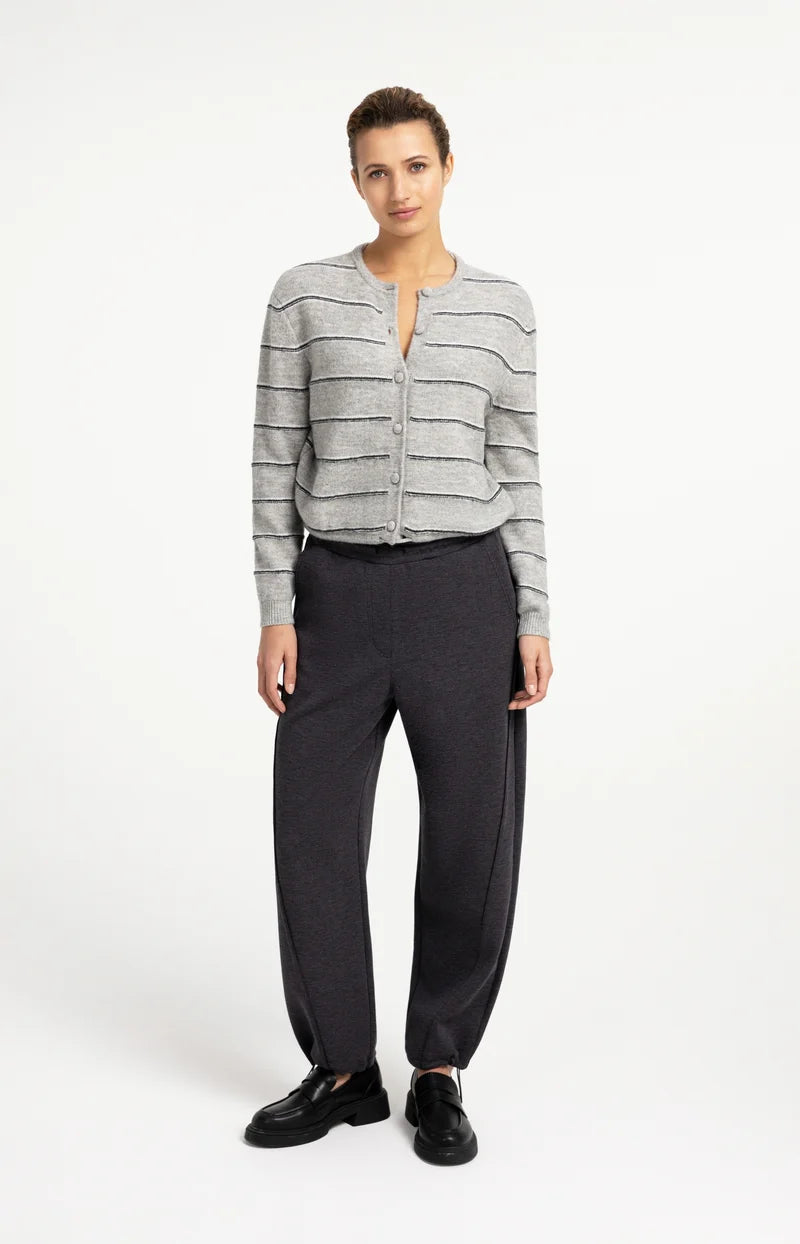 Knitted Striped Cardigan