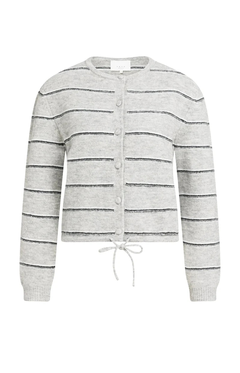 Knitted Striped Cardigan