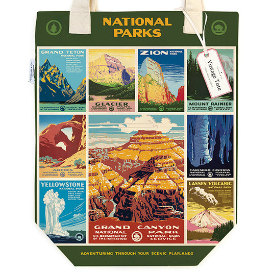 Vintage Tote Bag | National Parks Posters