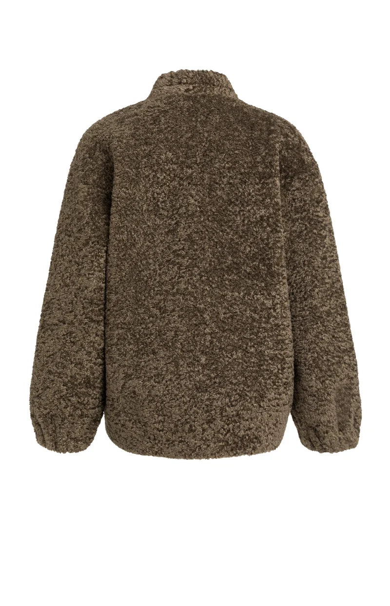 Teddy Kimono Wrap Jacket