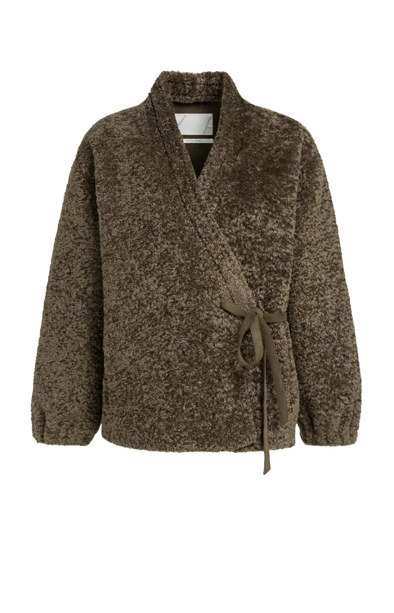 Teddy Kimono Wrap Jacket