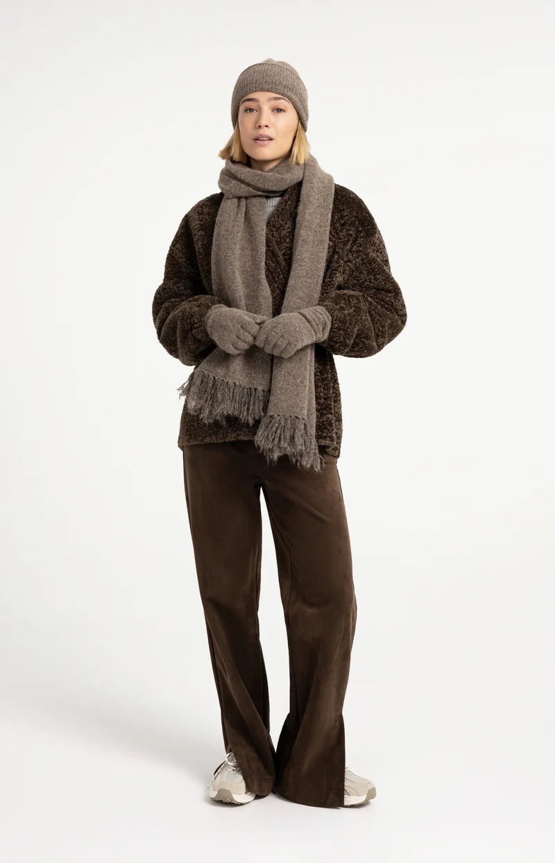 Teddy Kimono Wrap Jacket