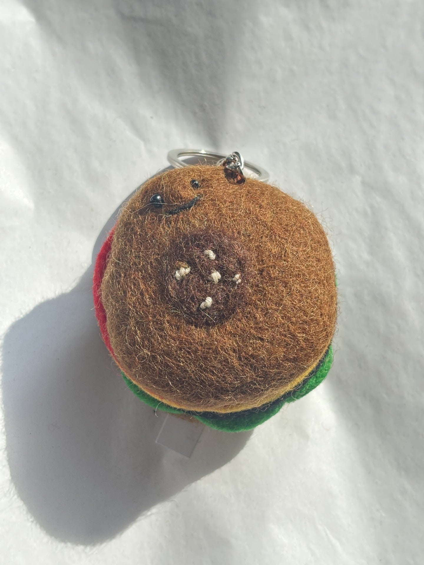 Felt Keychain | Hamburger