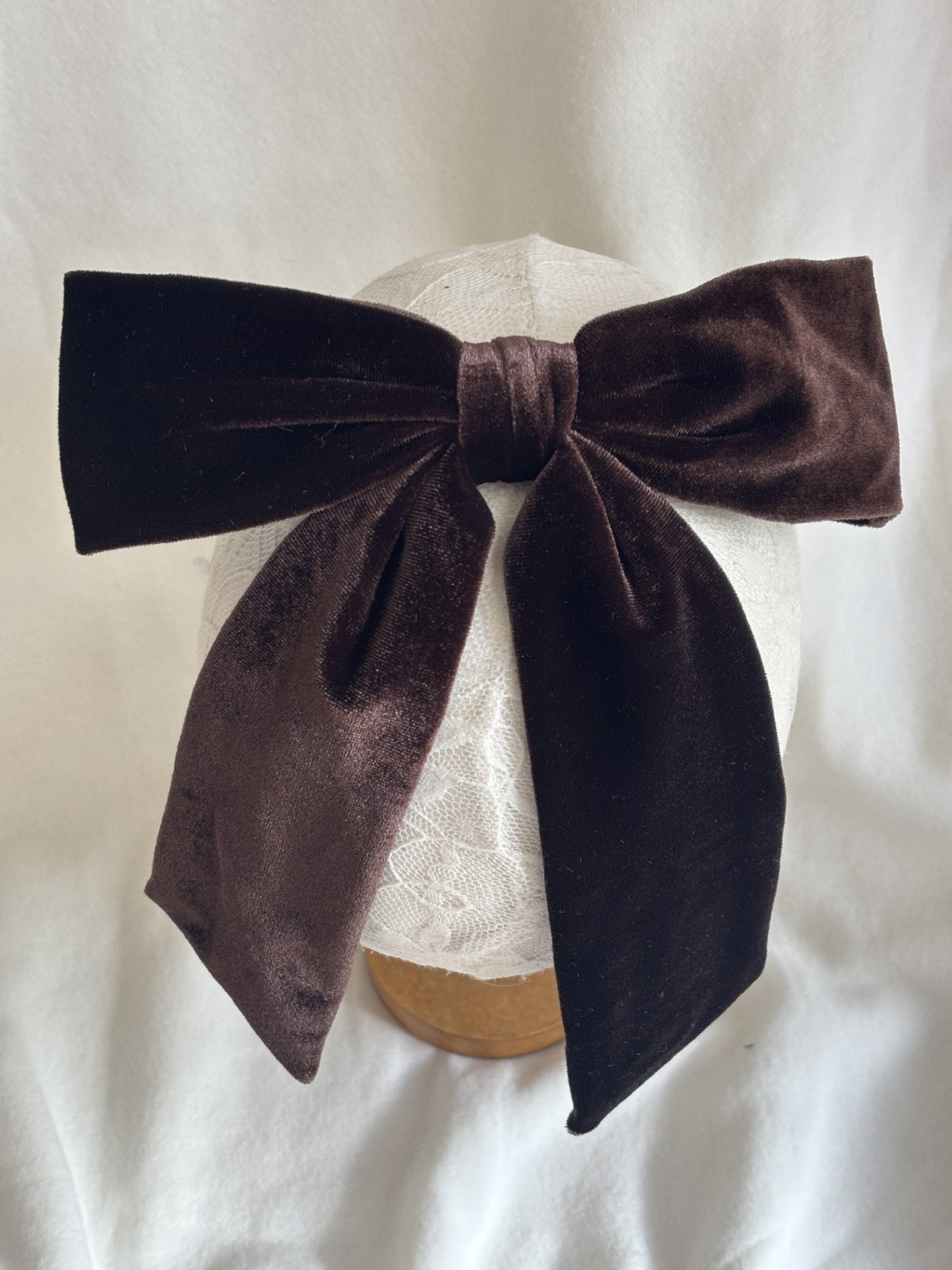 Velvet Bow Hair Clip