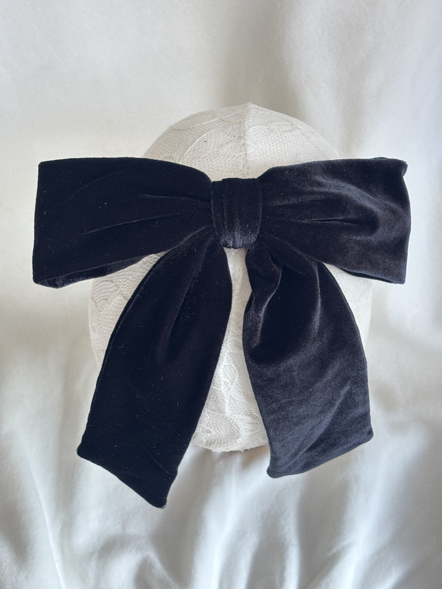 Velvet Bow Hair Clip