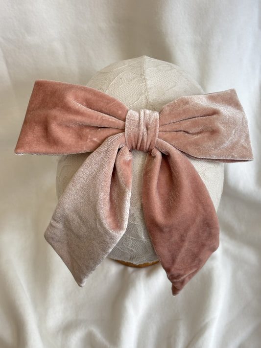 Velvet Bow Hair Clip