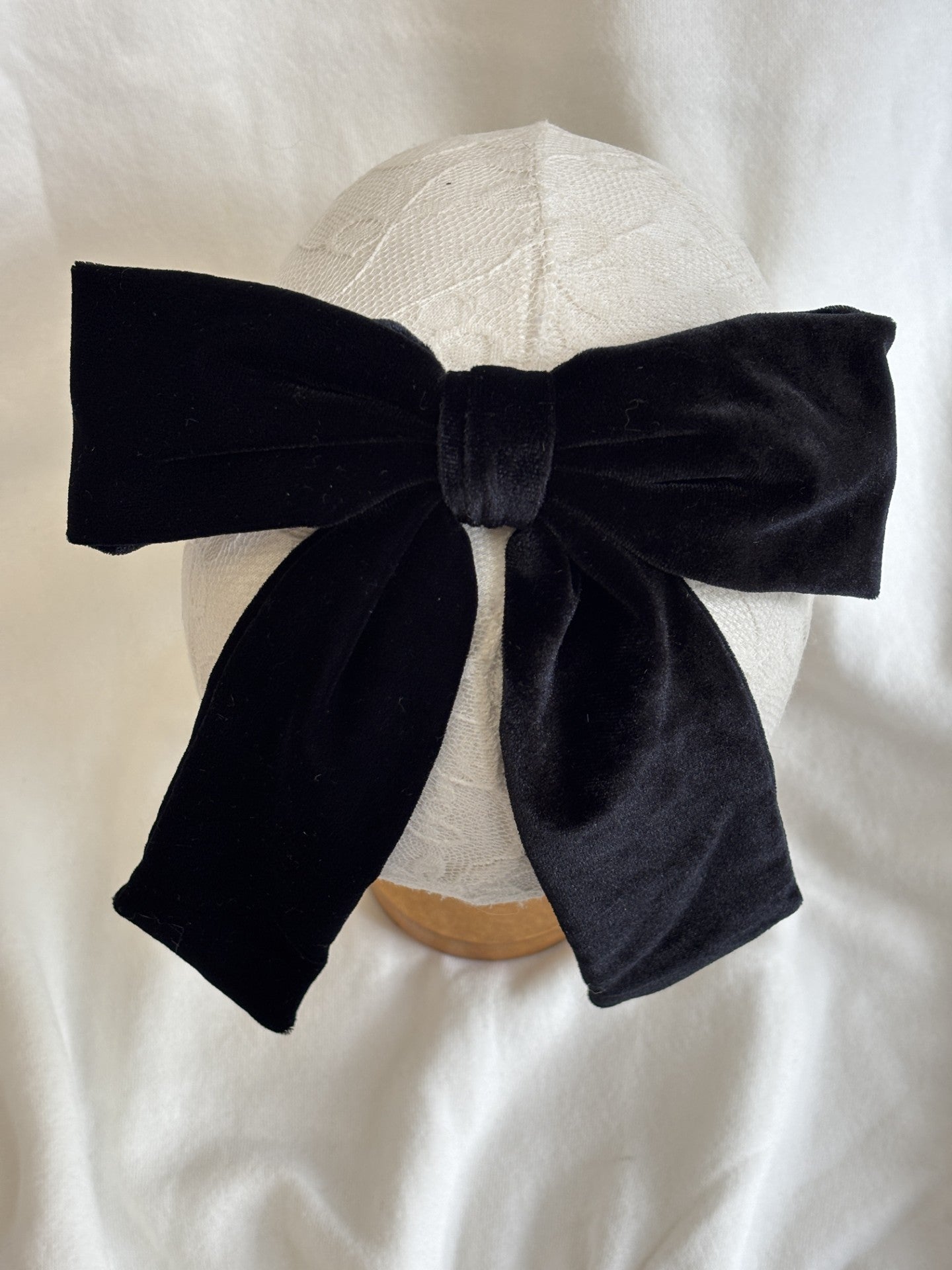 Velvet Bow Hair Clip
