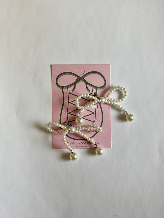 Pearl Bow | Shoe Accessory