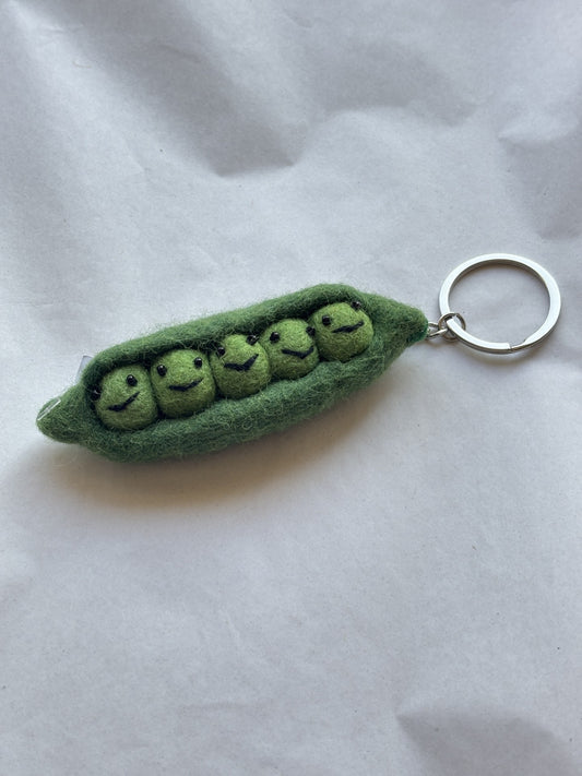 Felt Keychain | Peas in a Pod