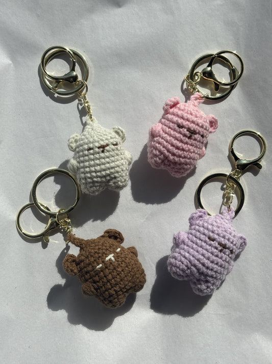 Small Crochet Keychain | Sleepy Animals