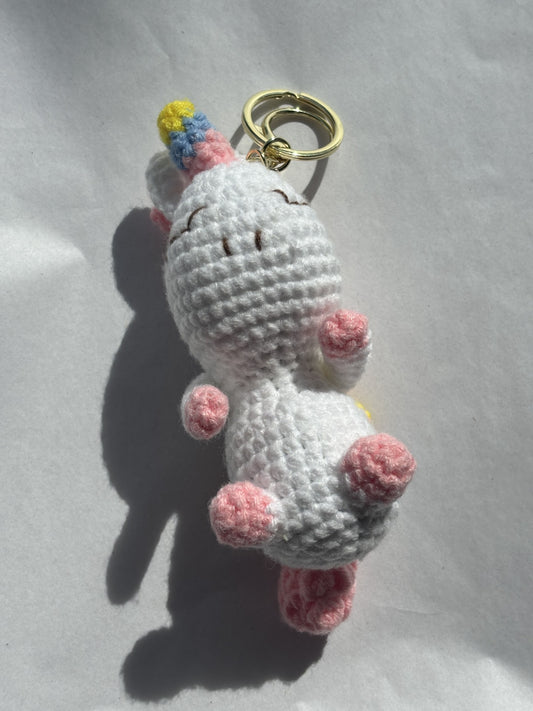 Crochet Keychain | Unicorn