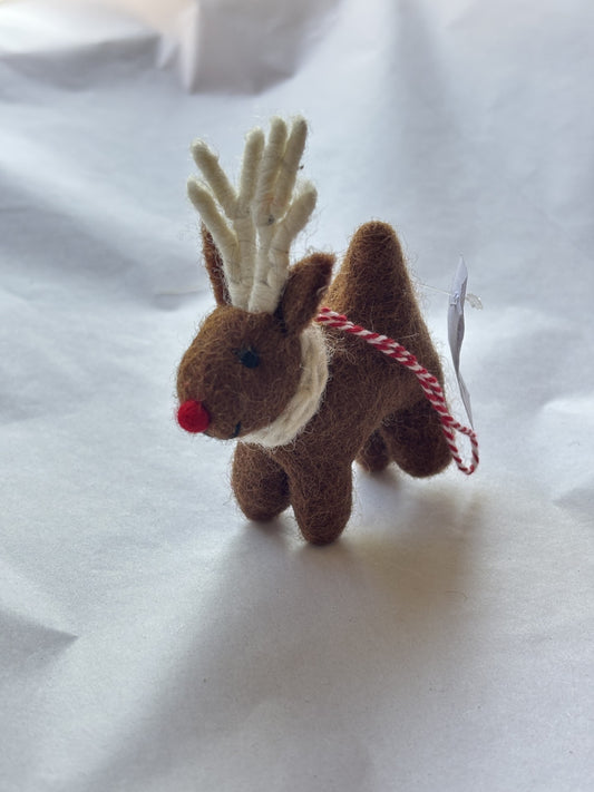 Felt Ornament | Rudolph the Reindeer